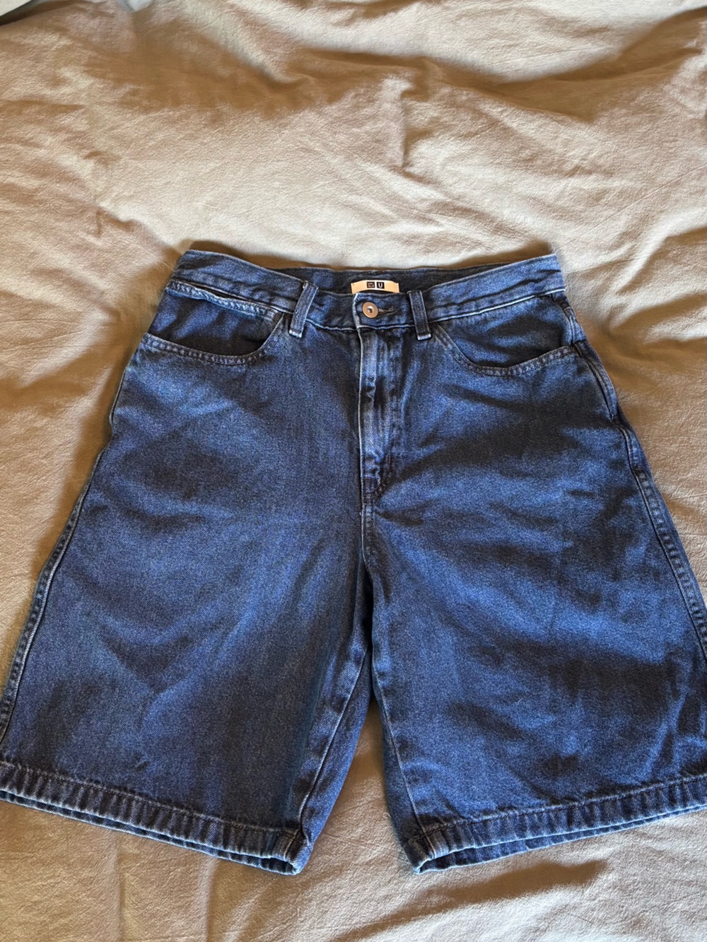 Uniqlo denim Bermuda short